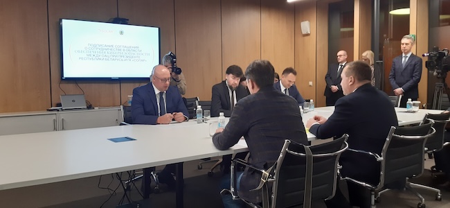 Стороны обменялись мнениями о достигнутом соглашении Стороны обменялись мнениями о достигнутом соглашении