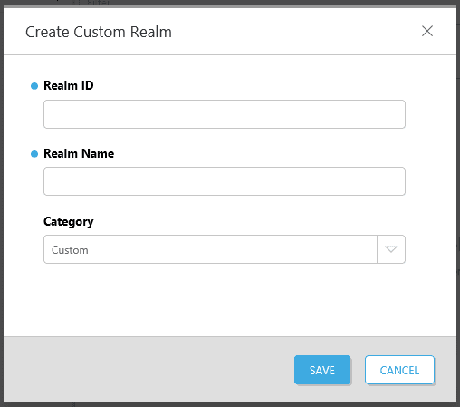 Создание новой области Создание новой области