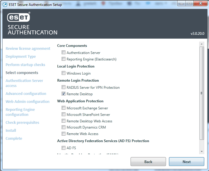 Выбор подключаемого модуля Remote Desktop Выбор подключаемого модуля Remote Desktop