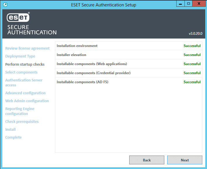 Проверка возможности установки необходимых компонентов Проверка возможности установки необходимых компонентов