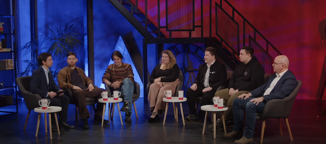 Эксперты отрасли в студии телепроекта AM Live Эксперты отрасли в студии телепроекта AM Live