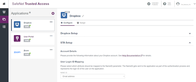Добавление приложений, для которых будет настраиваться доступ через единую точку доступа (SSO), в STA Добавление приложений, для которых будет настраиваться доступ через единую точку доступа (SSO), в STA