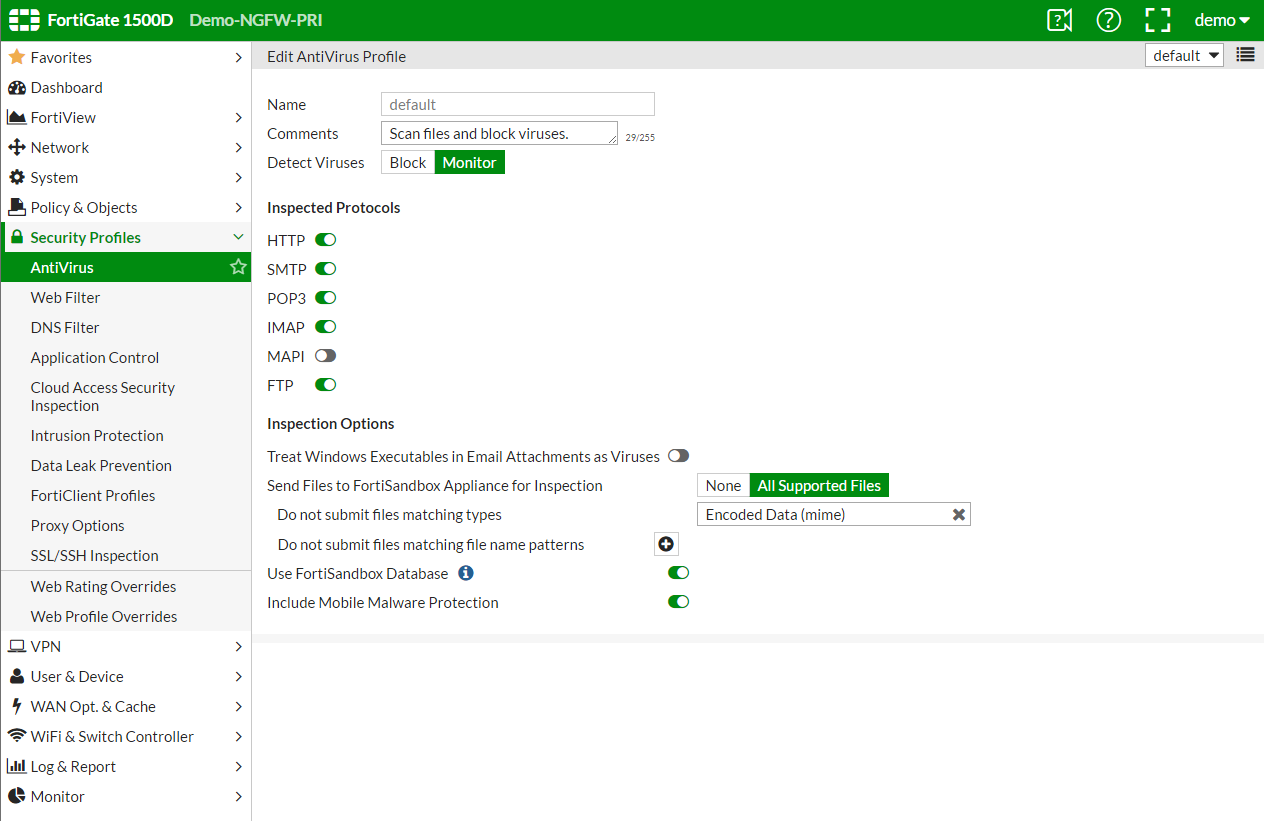 Настройка антивирусной защиты Настройка антивирусной защиты