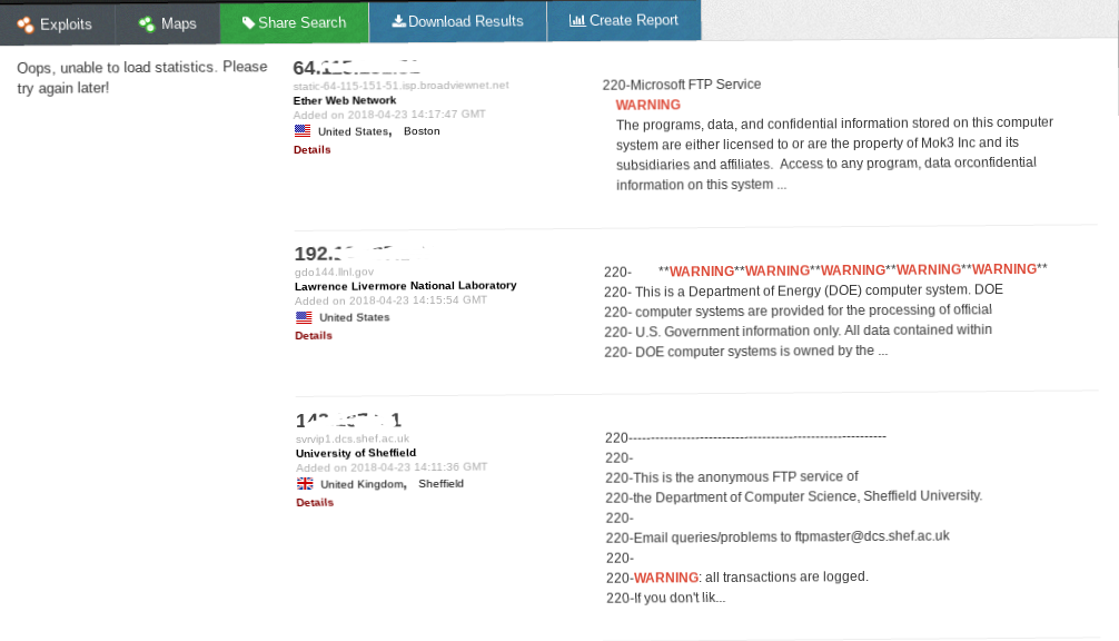 Список компьютеров, уязвимых при запросе добавления ключа WARNING к запросу Login successful Список компьютеров, уязвимых при запросе добавления ключа WARNING к запросу Login successful